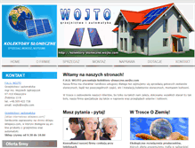 Tablet Screenshot of kolektory-sloneczne.wojto.com